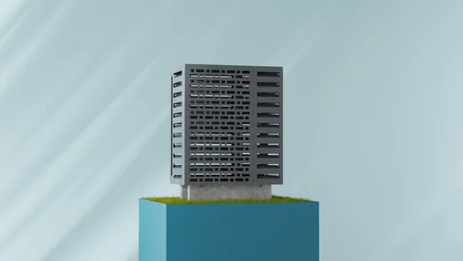 Pokrov AirShield v antracitu, studijski kader 10, 3D render