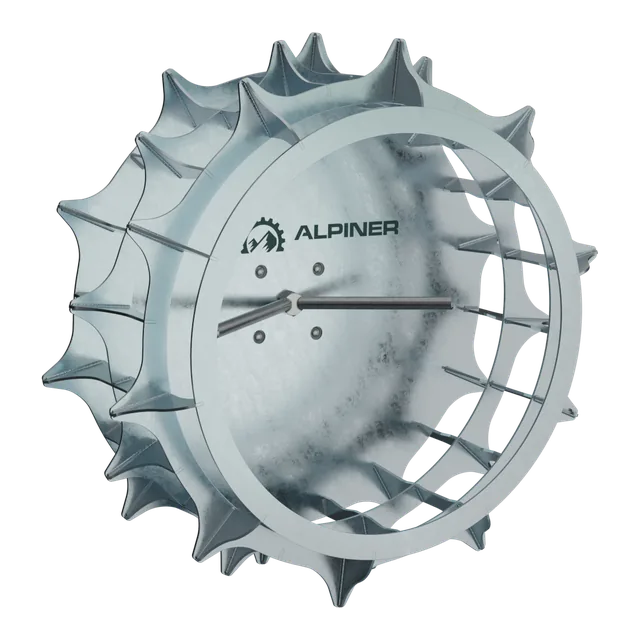 Mrežasta kolesa na hitri priklop, 3D render, Alpiner