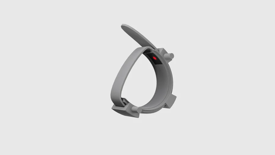 Prstni senzor, 3D render