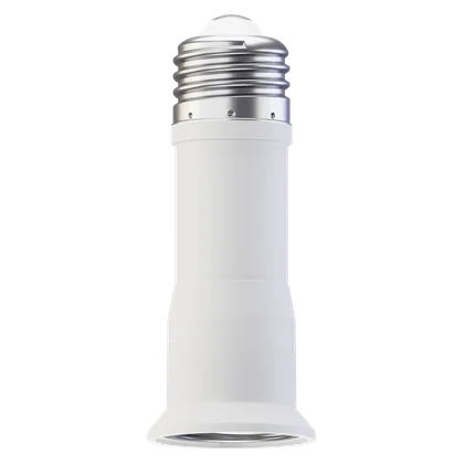 Adapter E26–E26, 90 mm, katalog render
