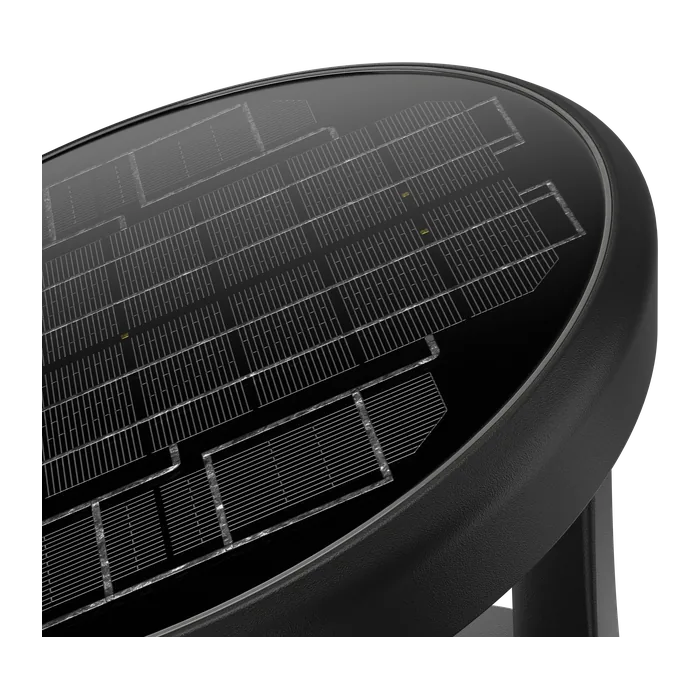 Solarni panel na svetilki PLB, makro render