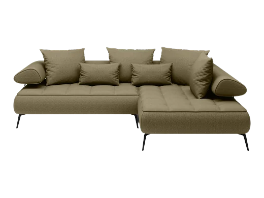 Sedežna garnitura v khaki izvedbi, 3D render