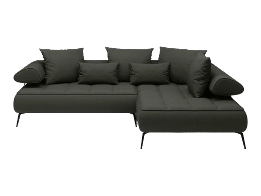 Sedežna garnitura v temno zeleni izvedbi, 3D render