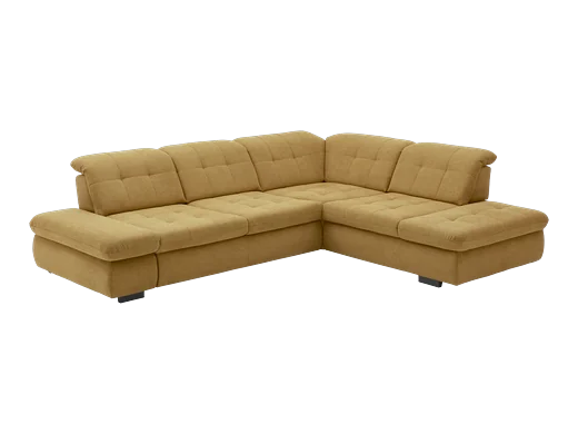Sedežna garnitura v rumeni izvedbi, 3D render