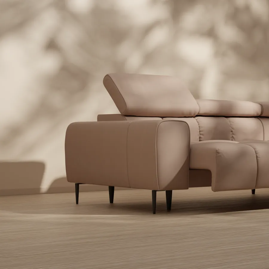 Patton z dvignjenim vzglavnikom, 3D render