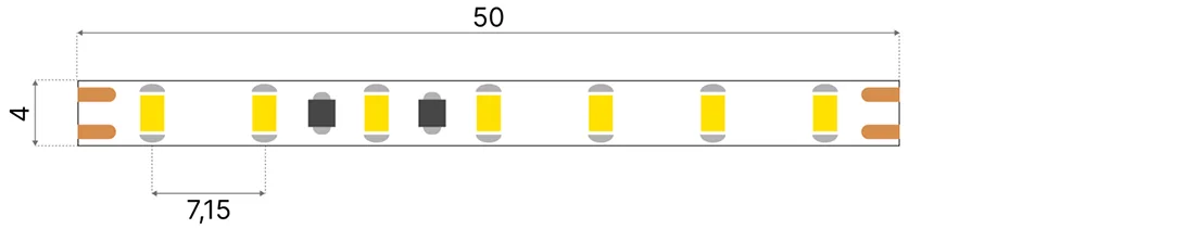 LED trak SMHL 42219-1404, kotirana risba