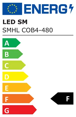 LED trak SMHL COB4-480, energijska nalepka EU