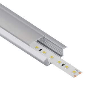 ALU profil L011, produktni render z vstavljenim trakom
