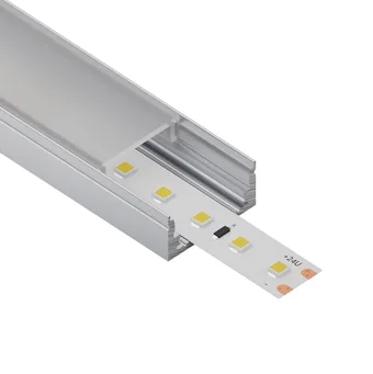 ALU profil L012, produktni render z vstavljenim trakom