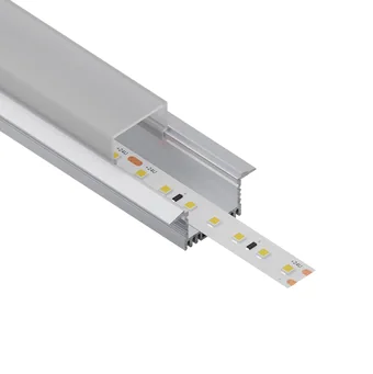 ALU profil L013, produktni render z vstavljenim trakom