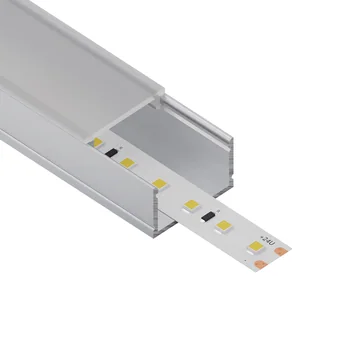 ALU profil L014, produktni render z vstavljenim trakom