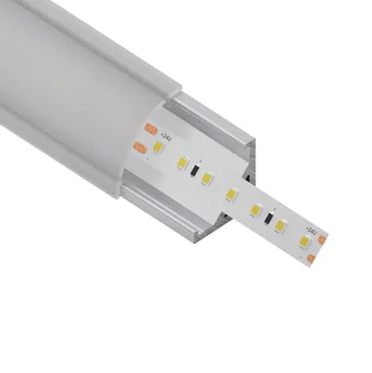 ALU profil L015, produktni render z vstavljenim trakom