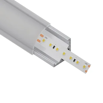 ALU profil L016, produktni render z vstavljenim trakom