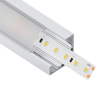 ALU profil L017, produktni render z vstavljenim trakom