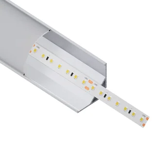 ALU profil L030, produktni render z vstavljenim trakom