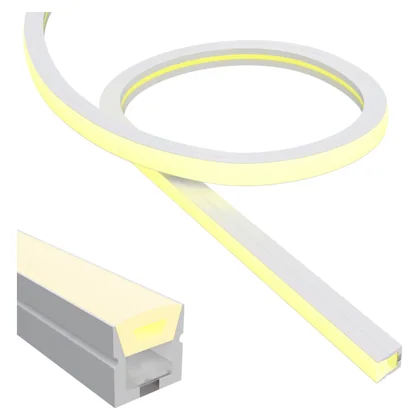 LED trak Neon TOP 10X10 8W/m IP68, render LED traku