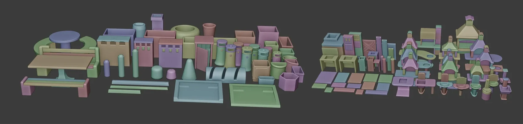 Vsi 3D modeli iz kataloga Pučko, brez tekstur