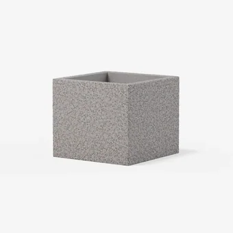 Korito kvadratno 70x70x60, obdelava pran soški, 3D render za katalog Pučko