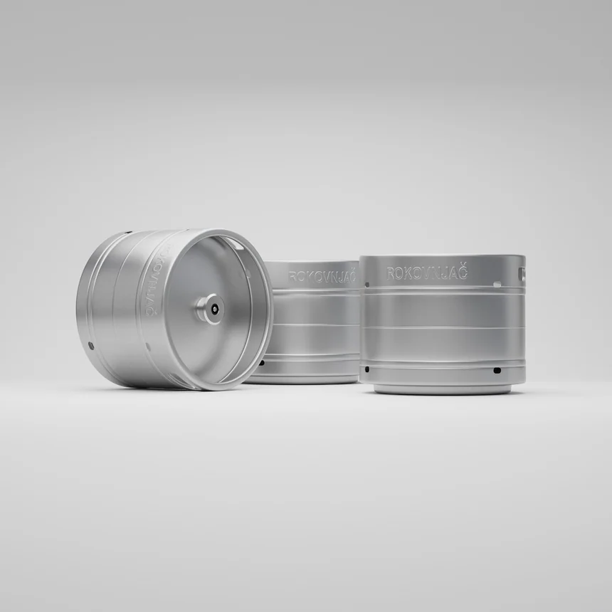 Soda po 25 litrov, 3D render