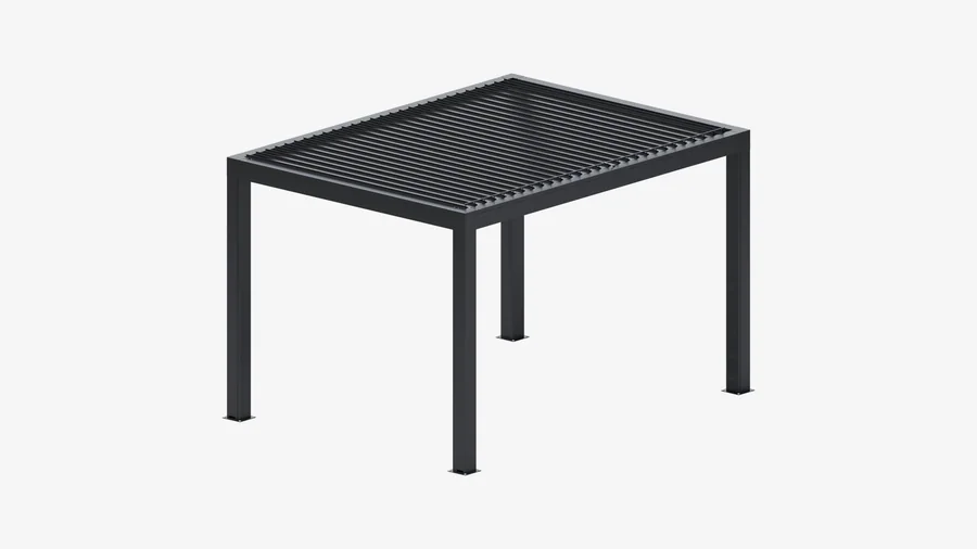 Bioklimatska pergola, izris cele konstrukcije za konfigurator, Tehrol