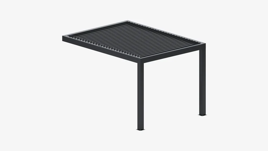 Bioklimatska pergola pod drugim kotom, izris za konfigurator, Tehrol