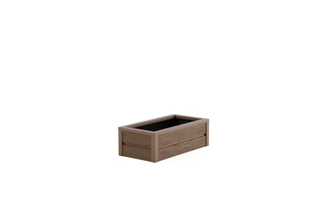 Visoka greda Teravita, 100 × 50 cm, višina 30 cm, 3D render
