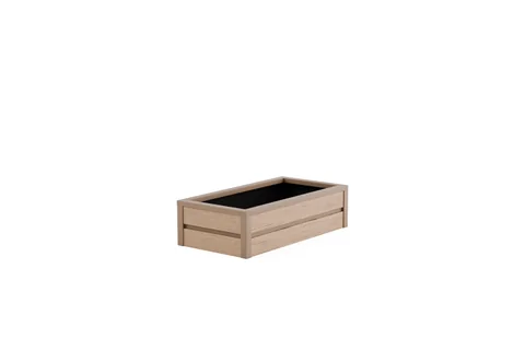 Visoka greda Teravita, 120 × 60 cm, višina 30 cm, 3D render