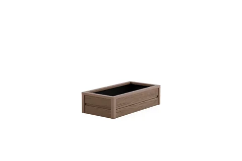 Visoka greda Teravita, 120 × 60 cm, višina 30 cm, 3D render