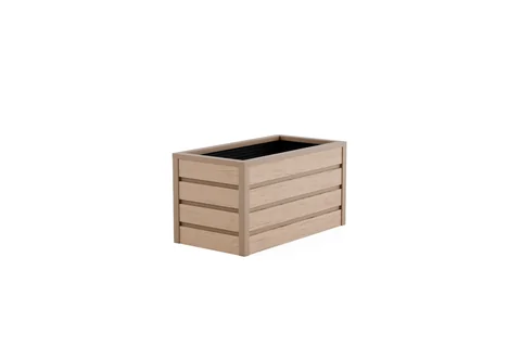 Visoka greda Teravita, 120 × 60 cm, višina 70 cm, 3D render